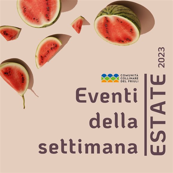 Eventi settimana 31-6 agosto 2023